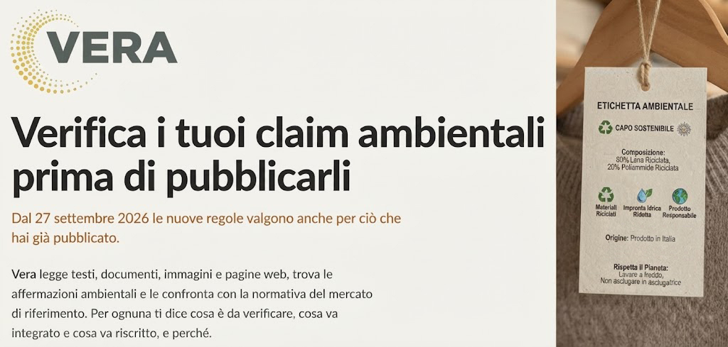 Green claim: Matrec lancia Vera, lo strumento per verificare le dichiarazioni ambientali prima di pubblicarle